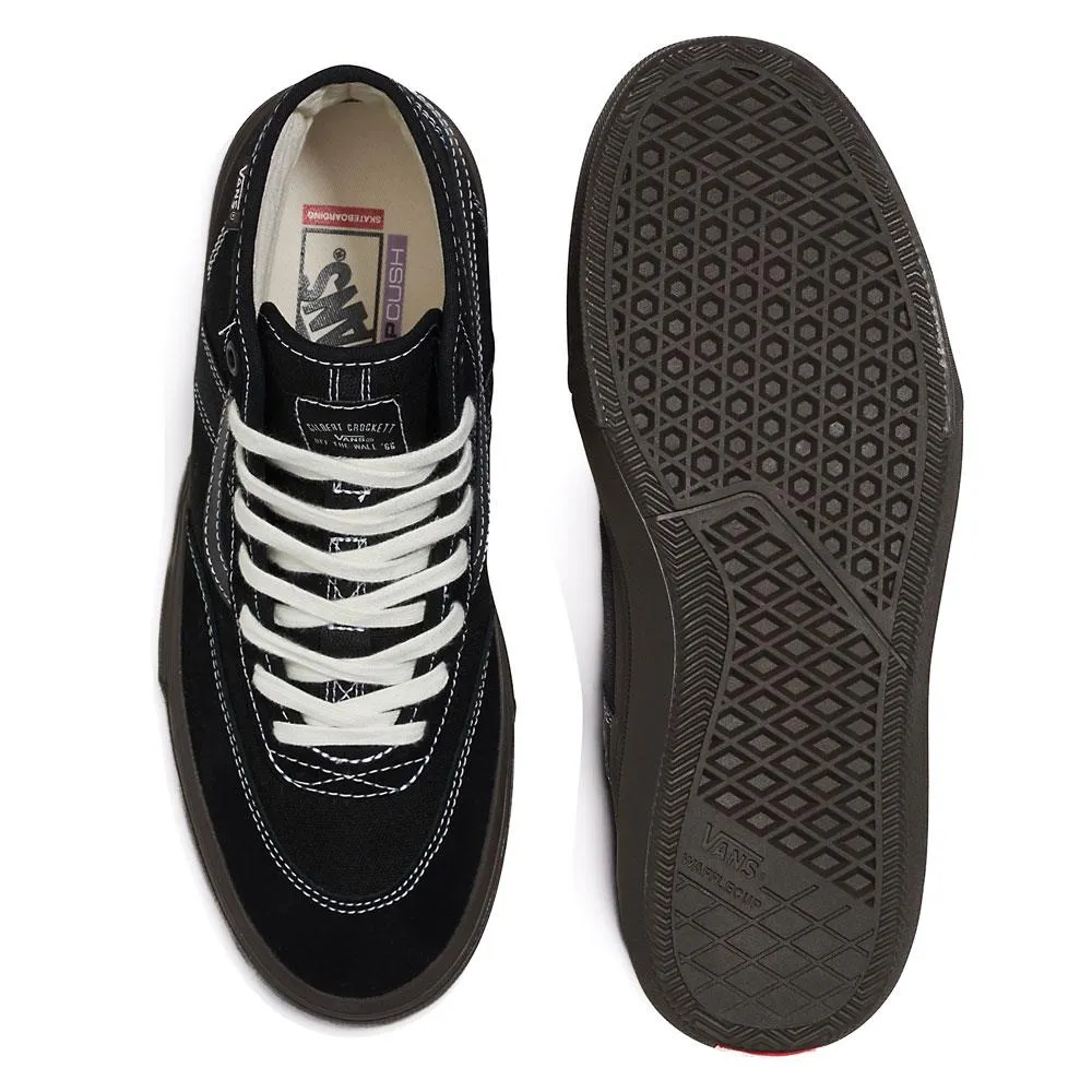 Comfort Active Street Ready Ride Vans Skate Crockett High - Black/Chocolate