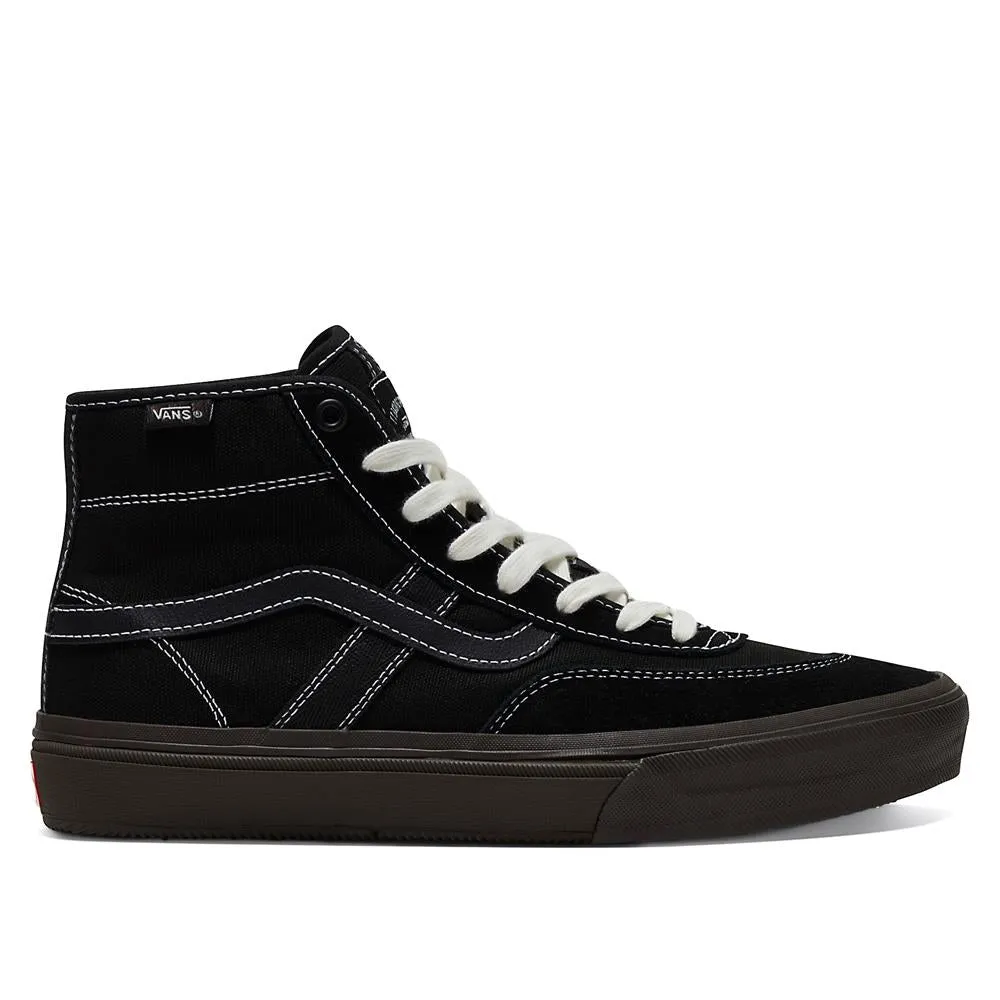 brand - name Street Fit Vans Skate Crockett High - Black/Chocolate