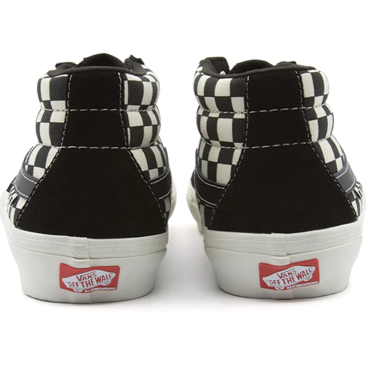 Minimal Vibe Easy Comfort Vans Skate Grosso Mid - Checkerboard Black/Marshmallow