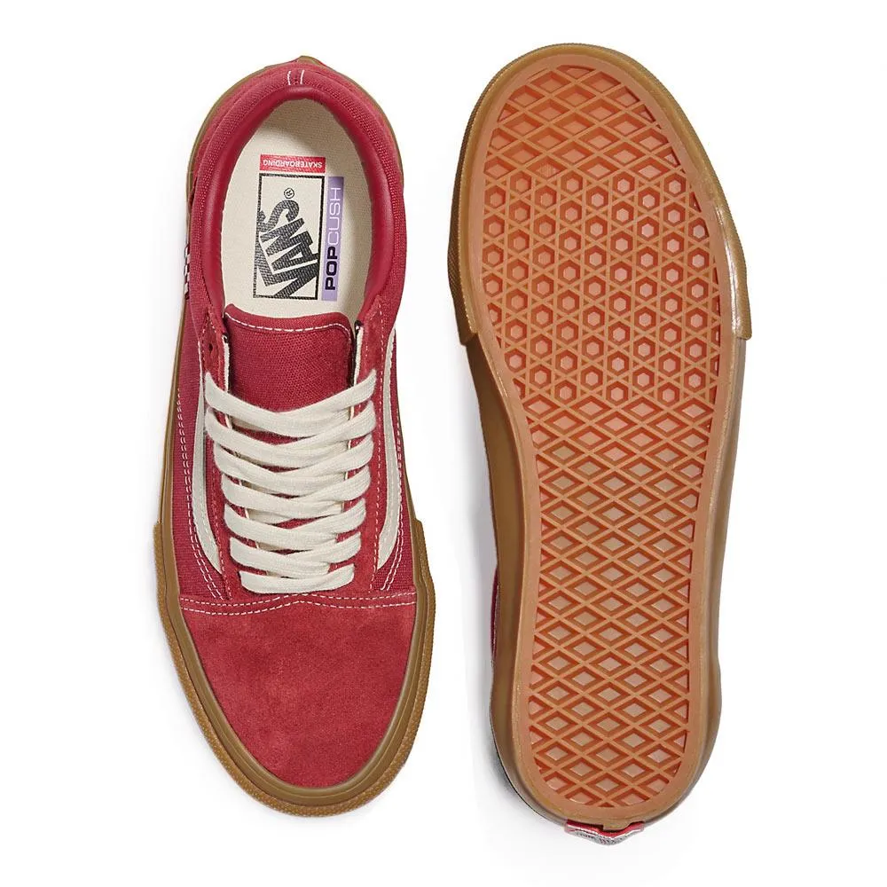 tennis players label Vans Skate Old Skool - Red/Gum