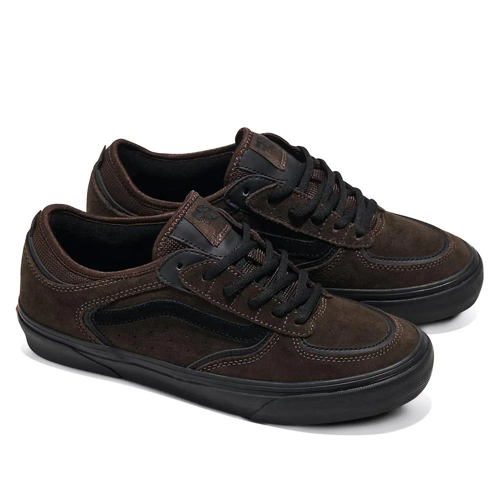 Vulcanized Rubber Vans Skate Rowley - Chocolate/Black