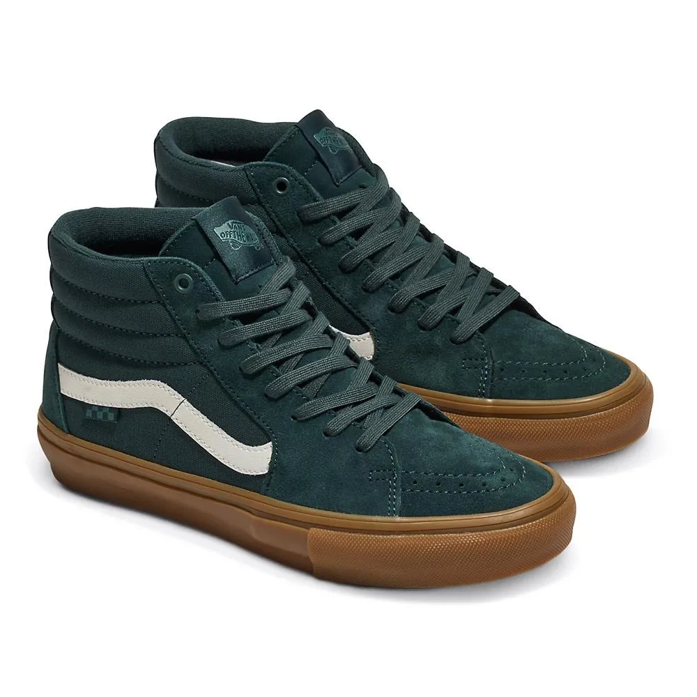 Vans Skate Sk8-Hi - Dark Green/Gum Trail Ready Anti Abrasion