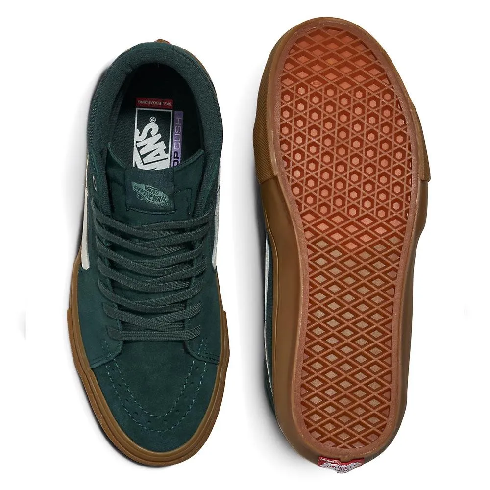 Street Edge Vans Skate Sk8-Hi - Dark Green/Gum