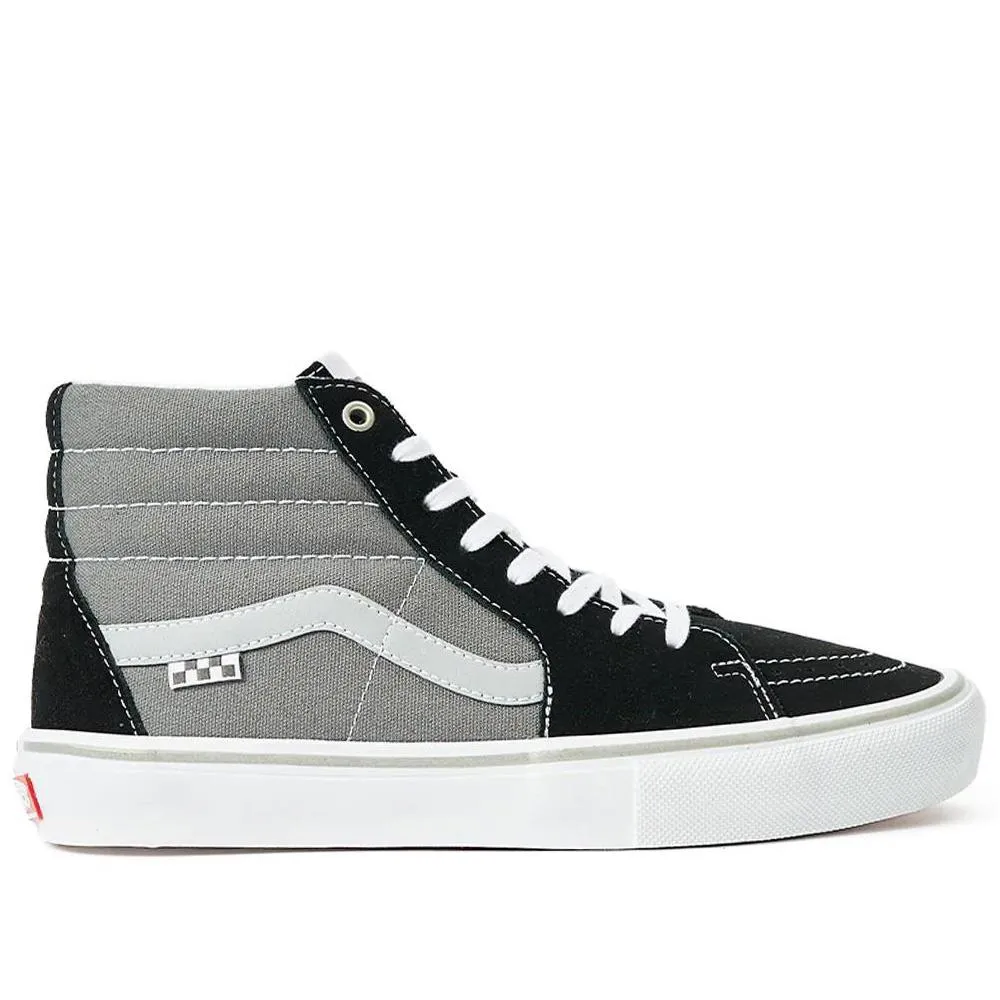 Vans Skate SK8 Hi - Reflective Black/Grey Non - Slip