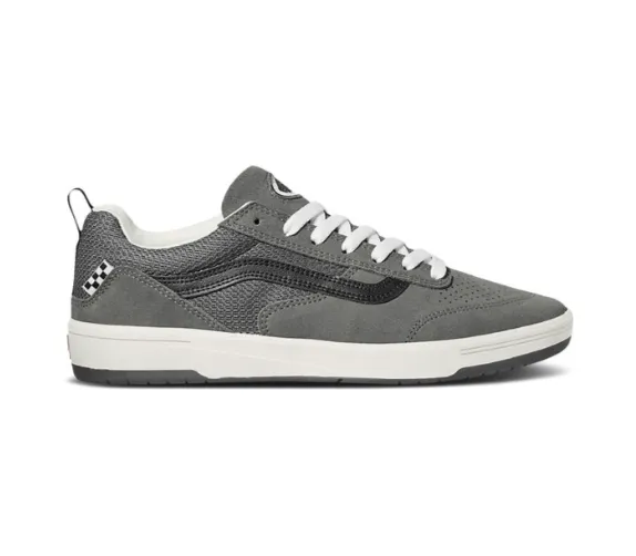 Durable Construction Porous Structure Vans Zahba Grey/ Black Shoes