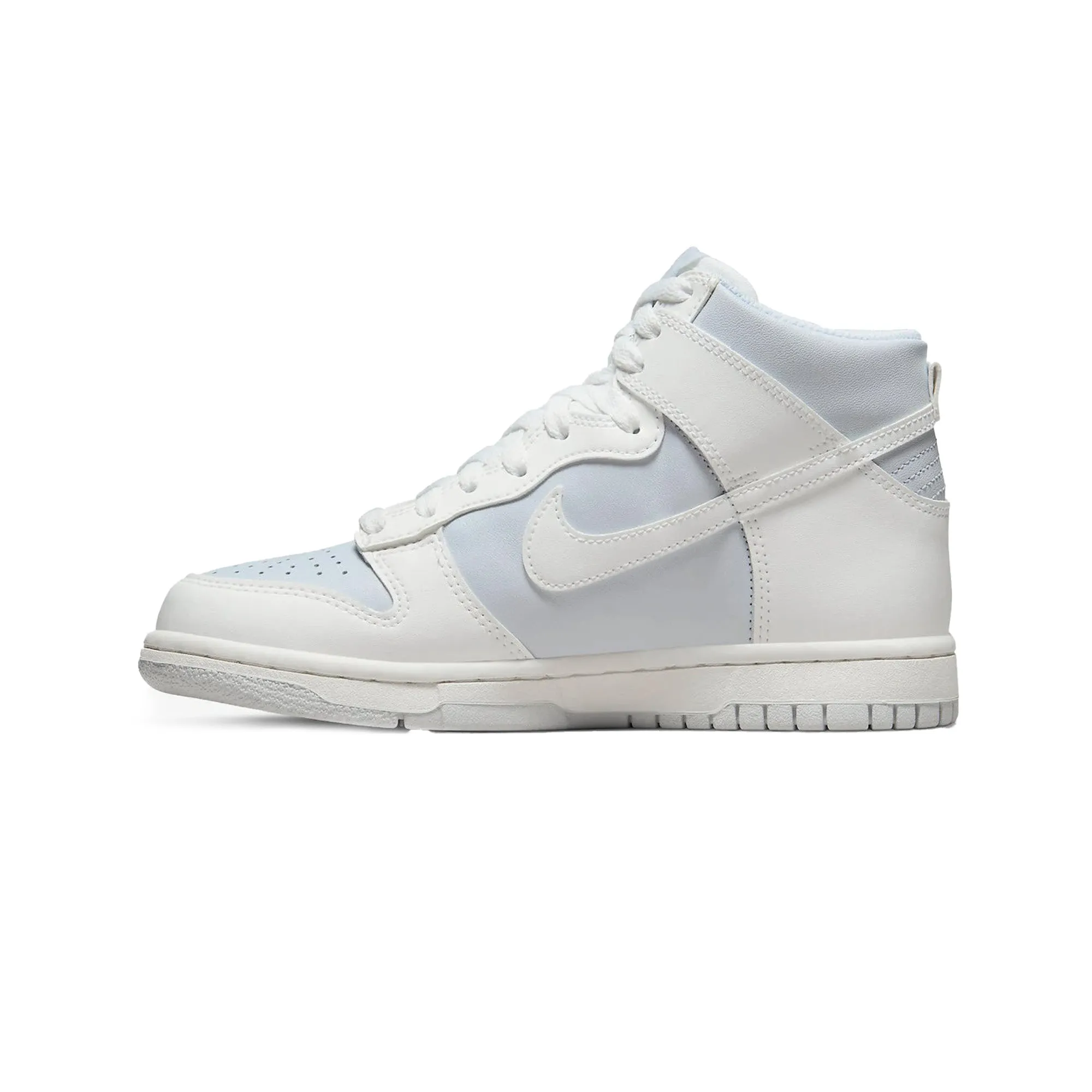 Balanced Build Rolling Gait Design Nike Dunk High 'Summit White Football Grey' GS (2022)