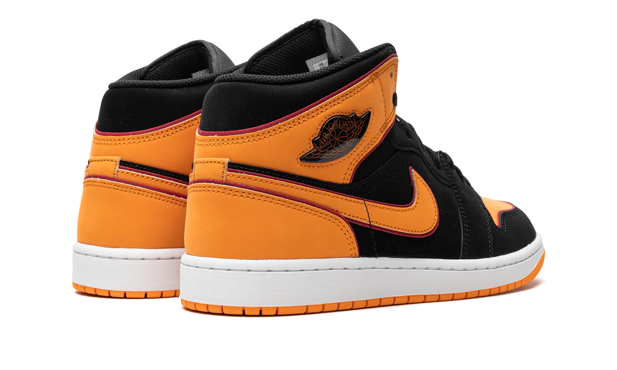 Impact Resistant Toe Cap Air Jordan 1 Mid "Vivid Orange"