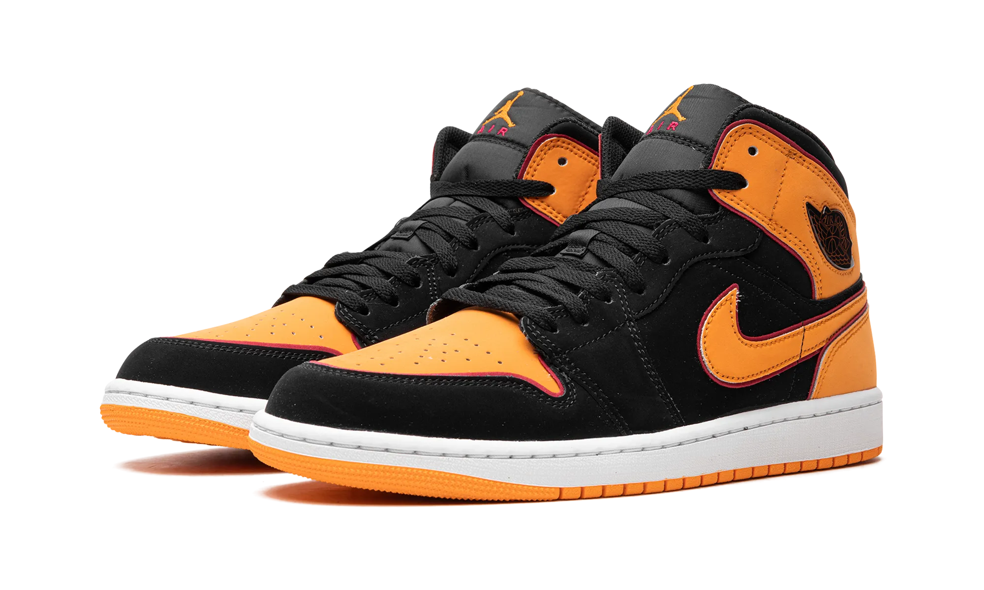 Air Jordan 1 Mid "Vivid Orange" Elite Design