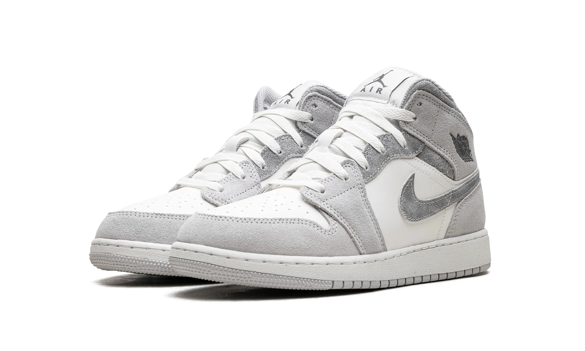 Fresh Pair Trendy Choice Air Jordan 1 Mid SE GS "Neutral Grey"