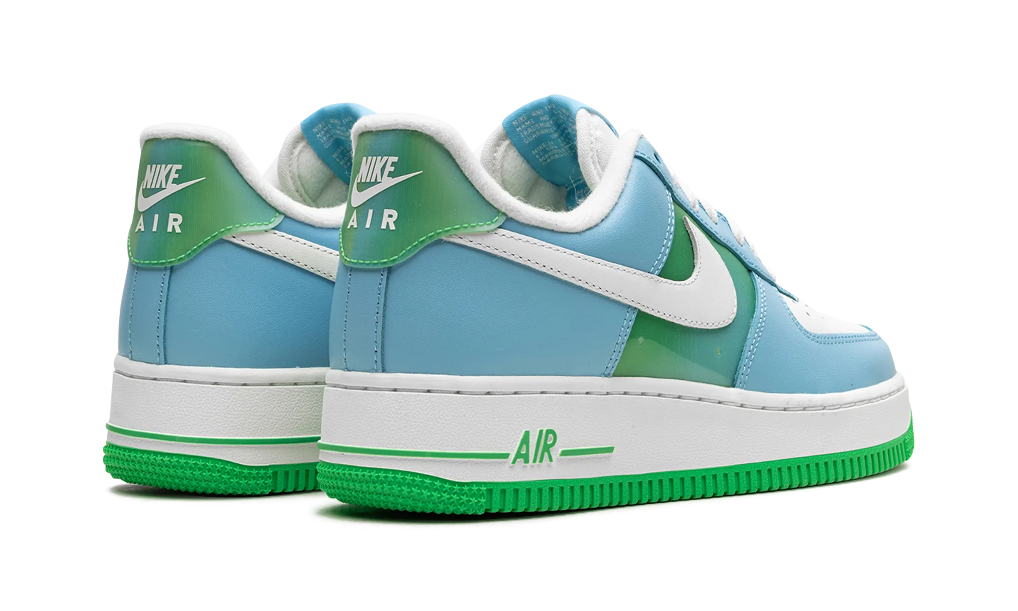 Toe Protection Skater Support Air Force 1 Low '07 "Aquarius Blue Vapor Green"