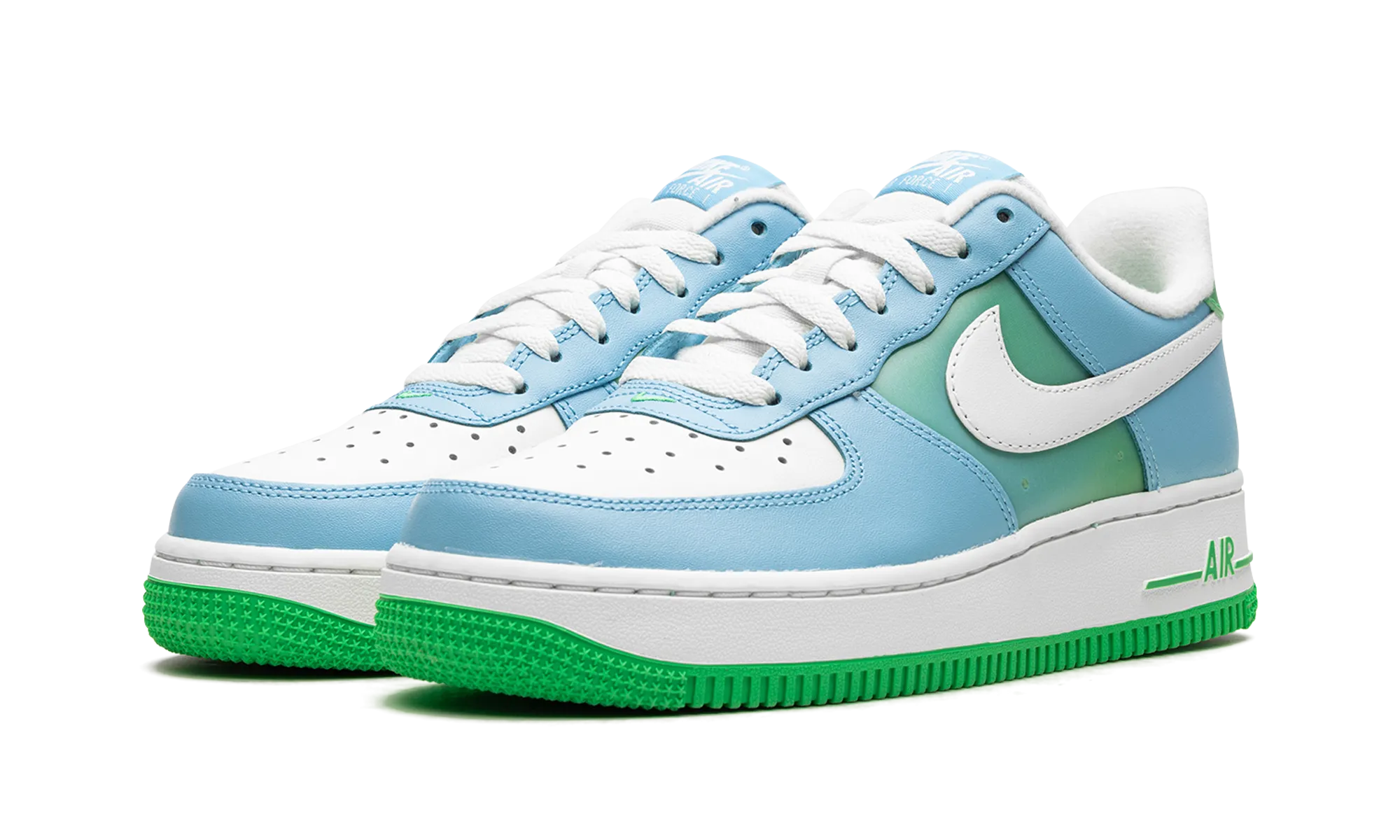 Board Action Fit Air Force 1 Low '07 "Aquarius Blue Vapor Green"