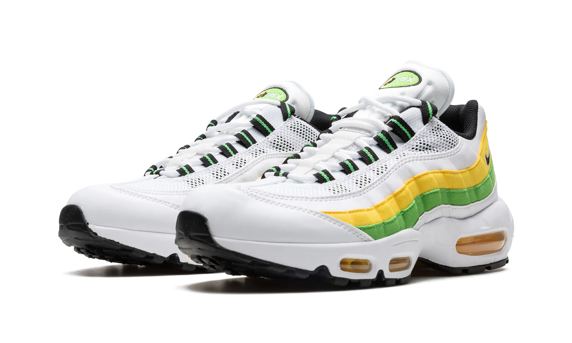Air Max 95 "Green Apple" mid - range running shoes High Stability