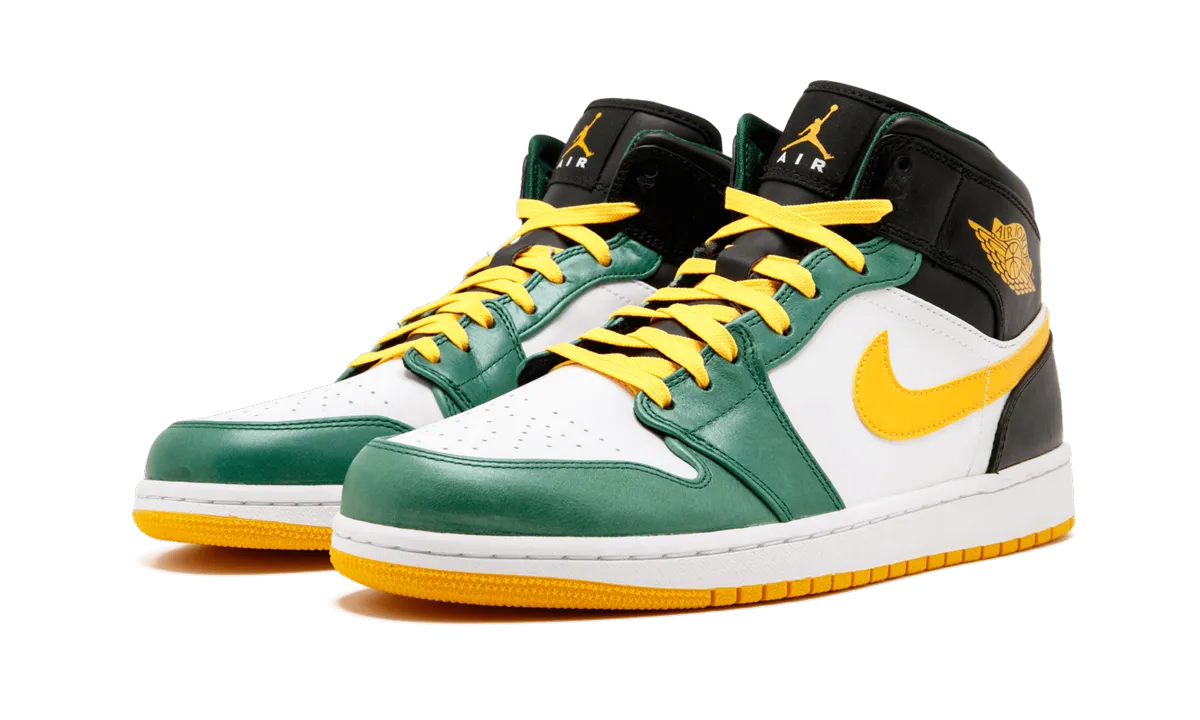 Air Jordan 1 Mid "Sonics" Lace Lock