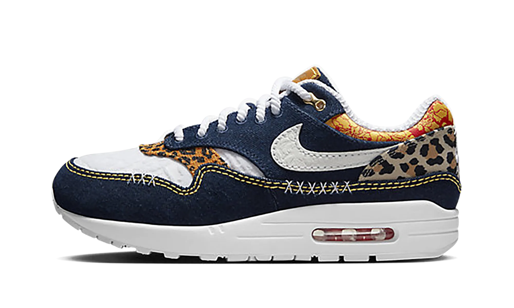 running footgear Air Max 1 PRM "Denim Leopard"