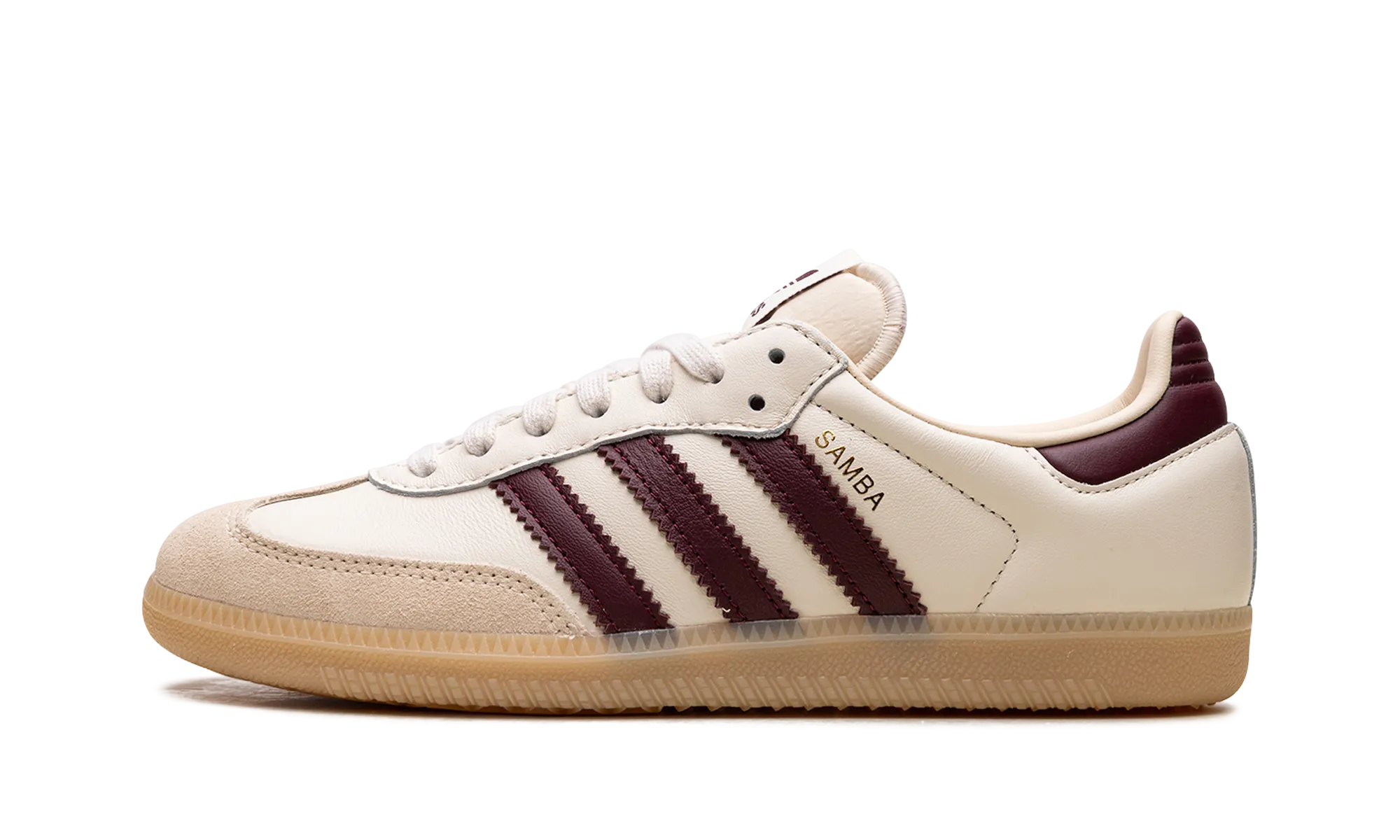 Samba OG "Cream White / Burgundy" Dodge Hike Non-Slip Grip