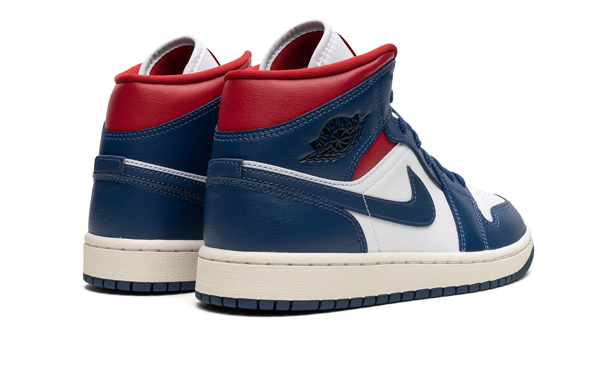 AIR JORDAN 1 MID WMNS "Blue / Red" Eco Build Odor Eliminating