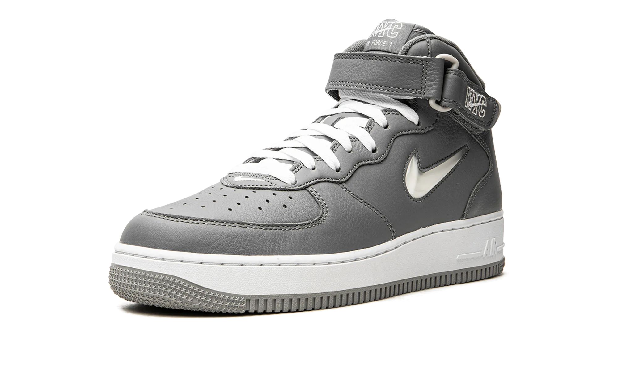 Low Cushion Air Force 1 Mid QS "Jewel NYC Cool Grey"