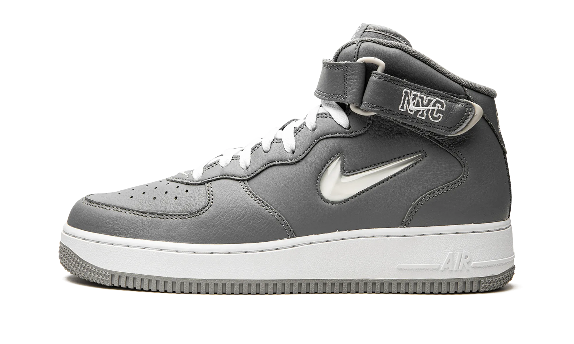 Free Action Air Force 1 Mid QS "Jewel NYC Cool Grey"