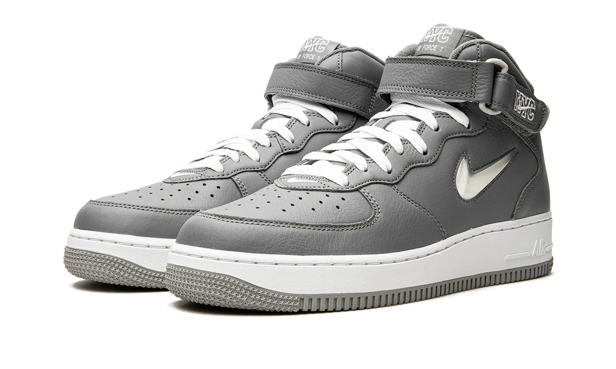 Comfortable Linings Air Force 1 Mid QS "Jewel NYC Cool Grey"