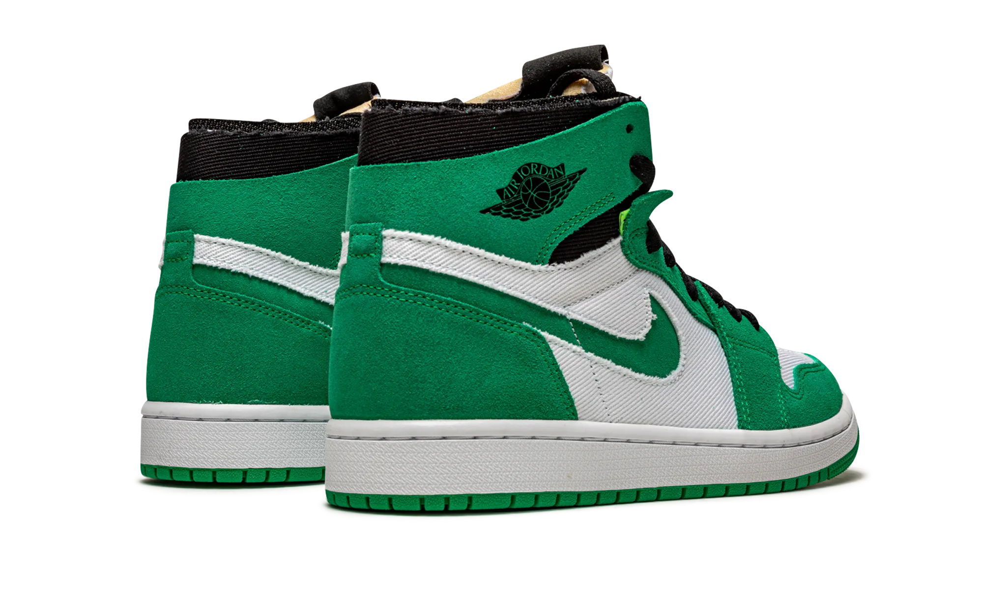 Air Jordan 1 High Zoom CMFT "Stadium Green" Rubberized Outsole Slip-resistant look