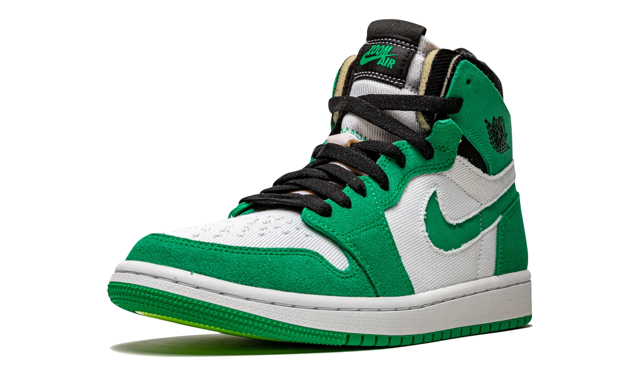 Air Jordan 1 High Zoom CMFT "Stadium Green" Vibrant breathability