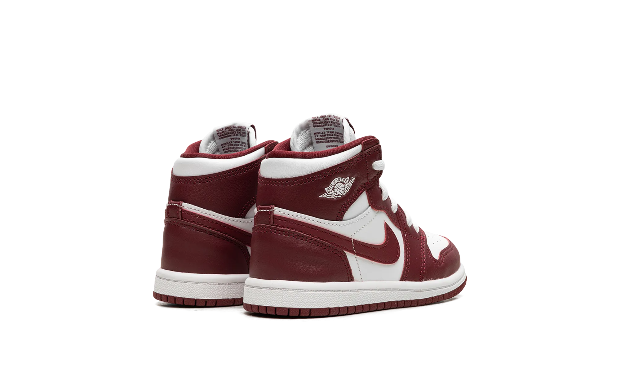 Balanced Drop Height Vented Air Channels Air Jordan 1 Retro High OG TD "Team Red"