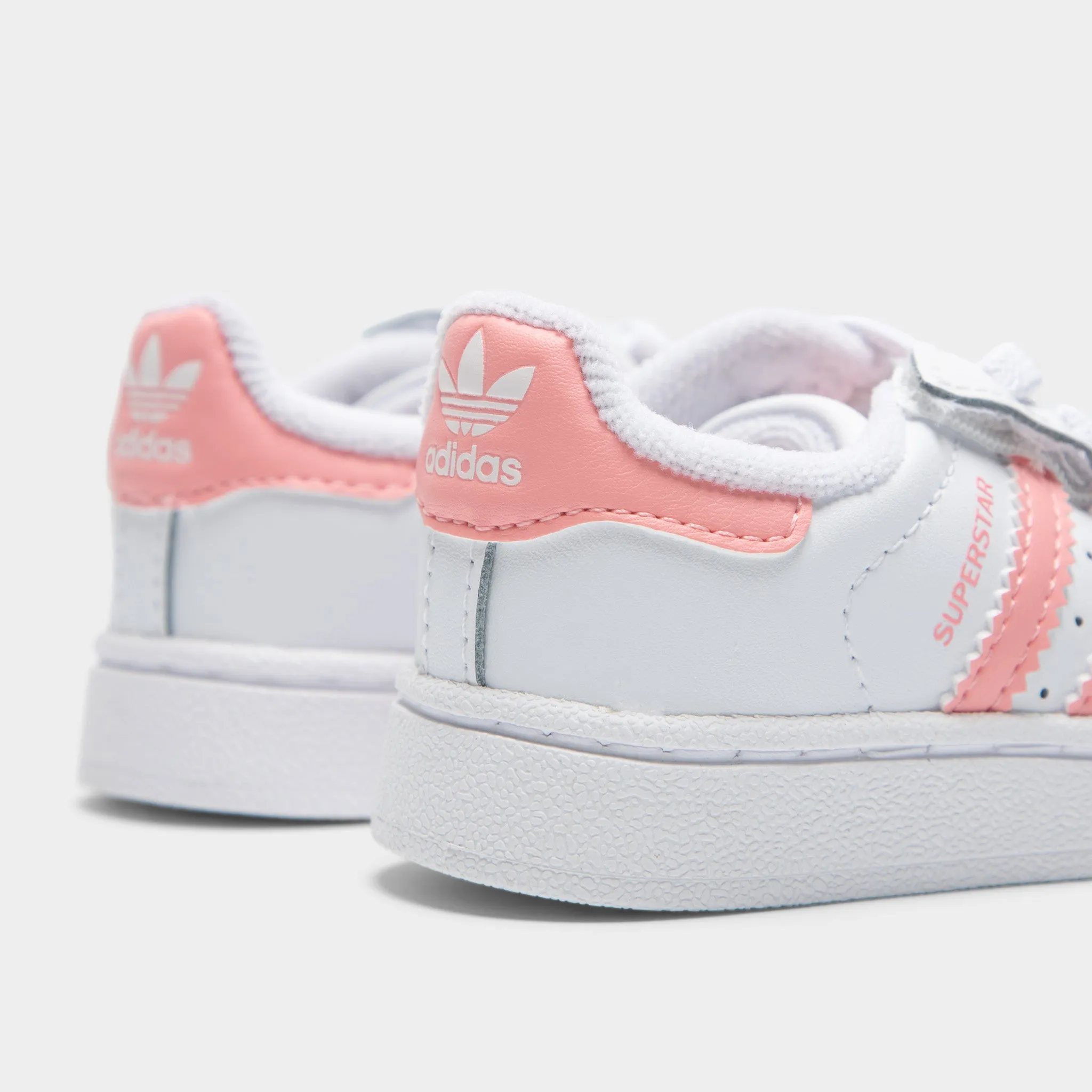 sports performance Comfort Stretch adidas Infants' Superstar II White / Pink