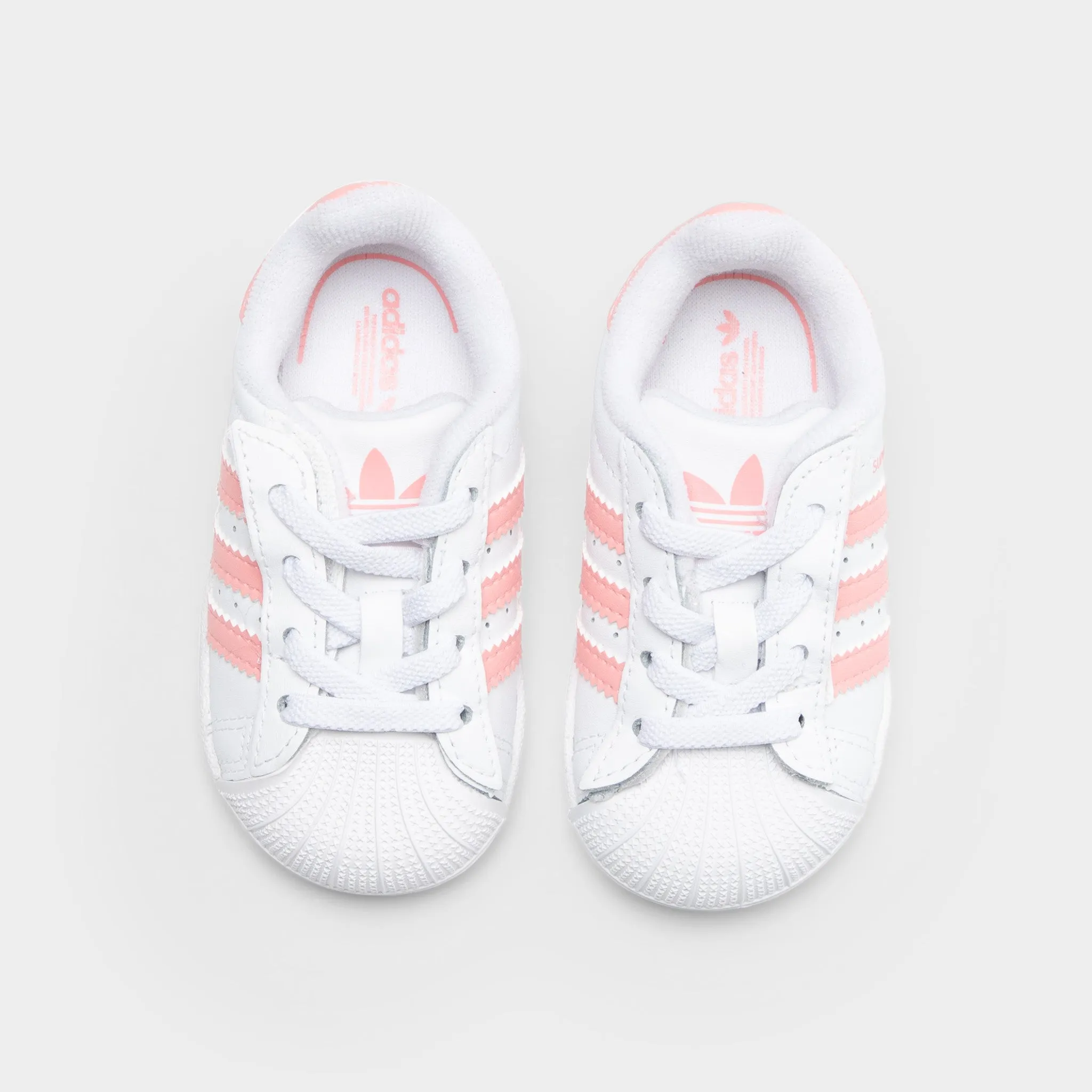 adidas Infants' Superstar II White / Pink Aerodynamic Shaping Outdoor Run