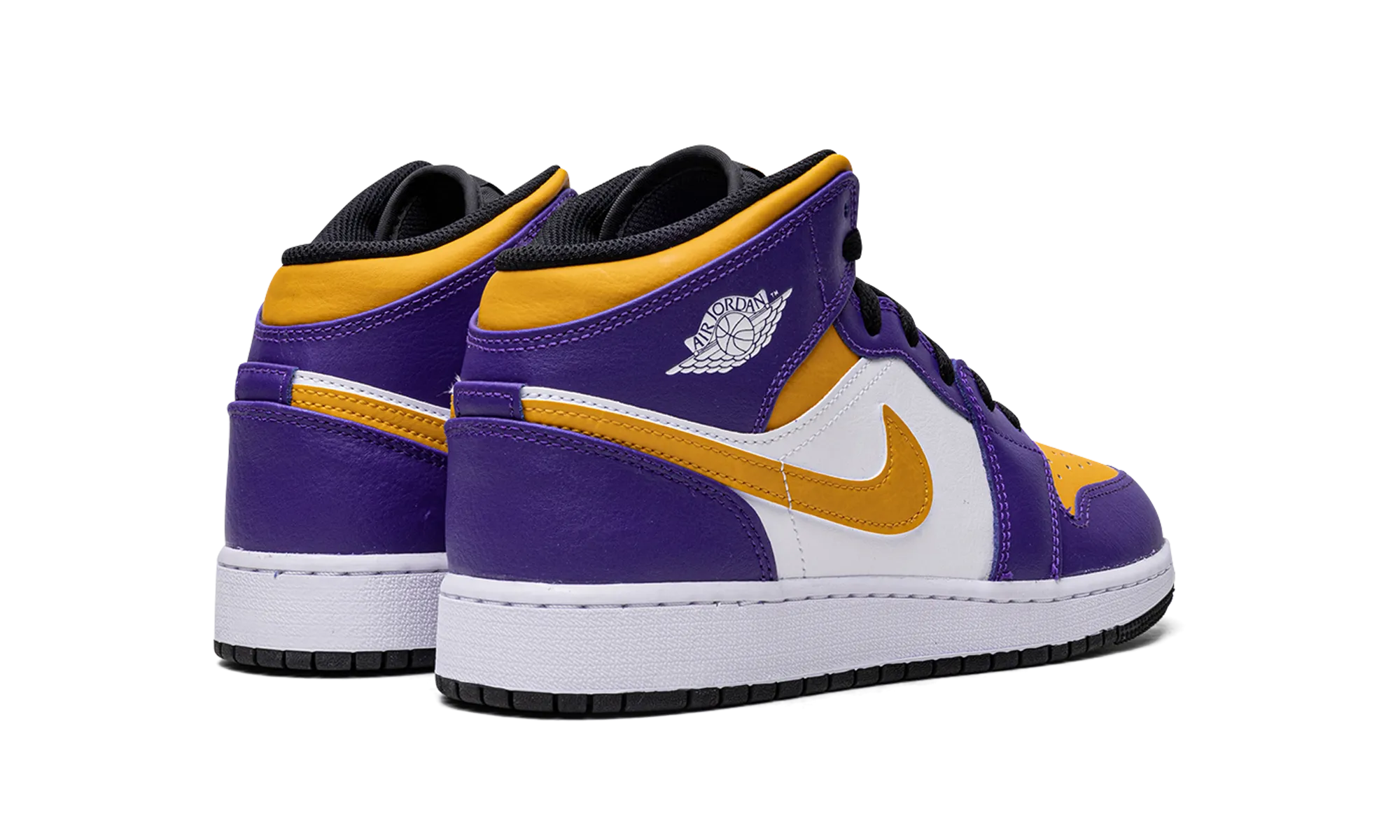 Air Jordan 1 Mid GS "Lakers" ShockAbsorbingSole