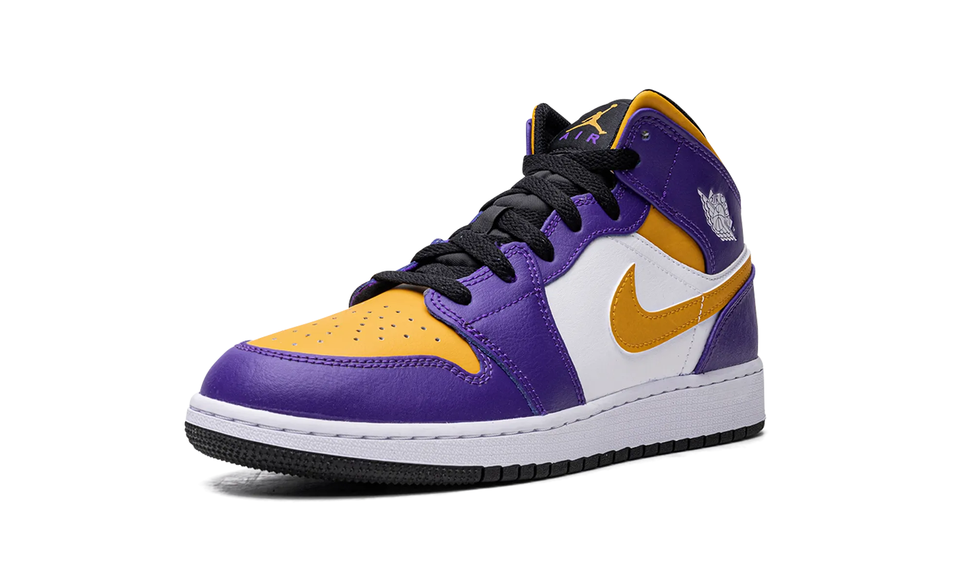 Air Jordan 1 Mid GS "Lakers" Trend-setting arch