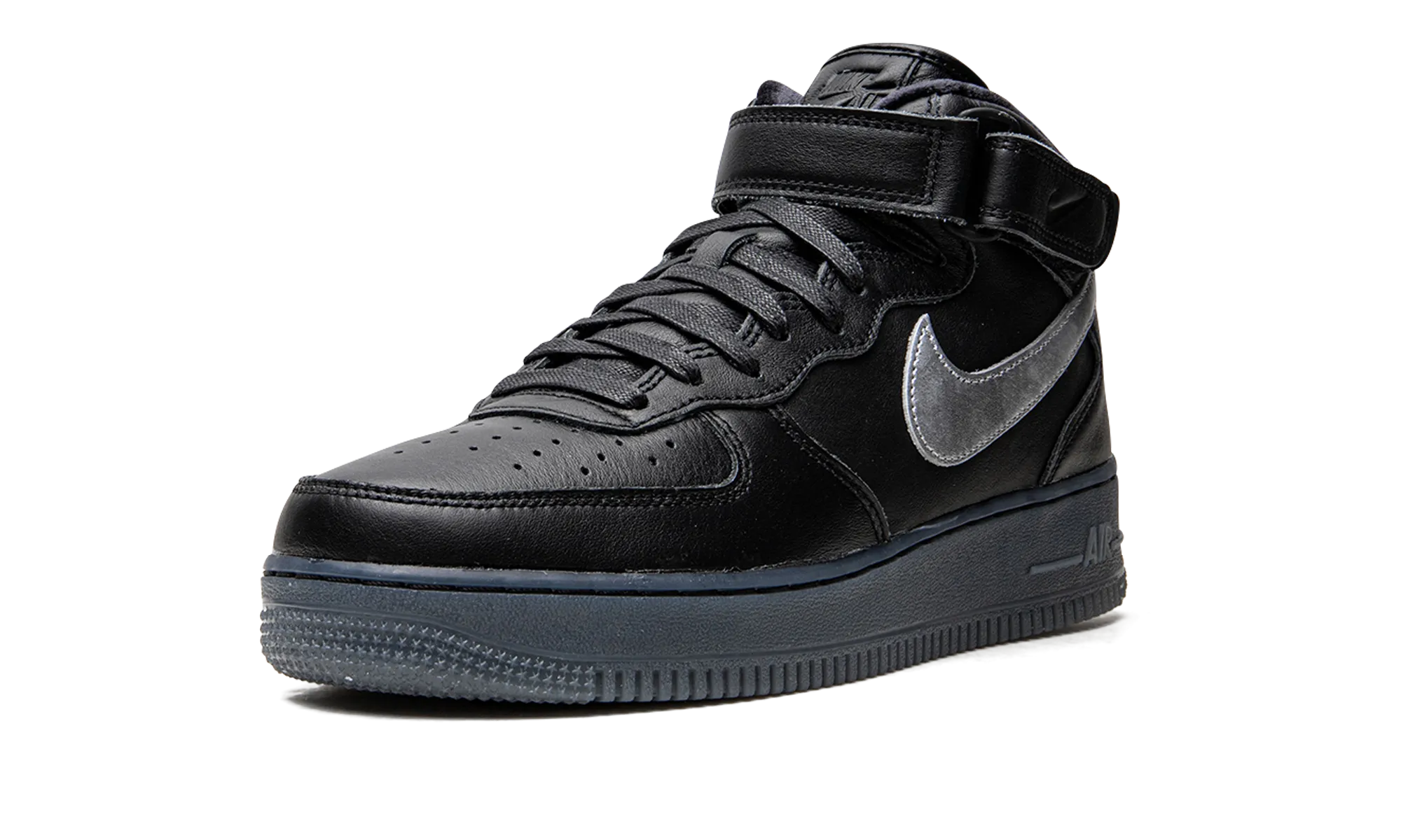 Lateral Support Ultimate support Air Force 1 Mid "Black / Metallic Silver"