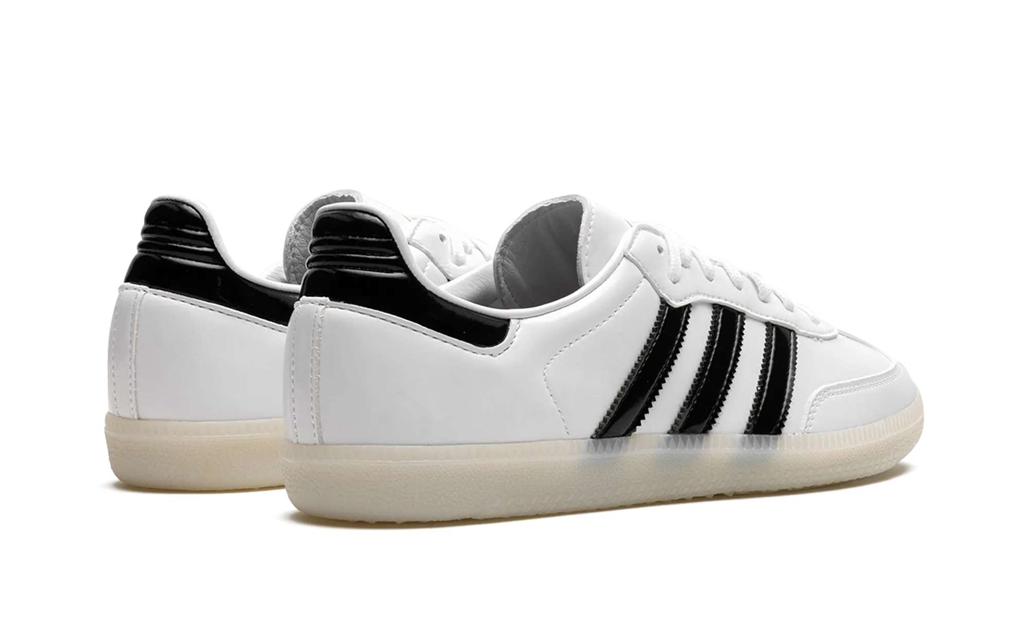 Samba "Jason Dill - White Patent Leather" Comfortable to wear