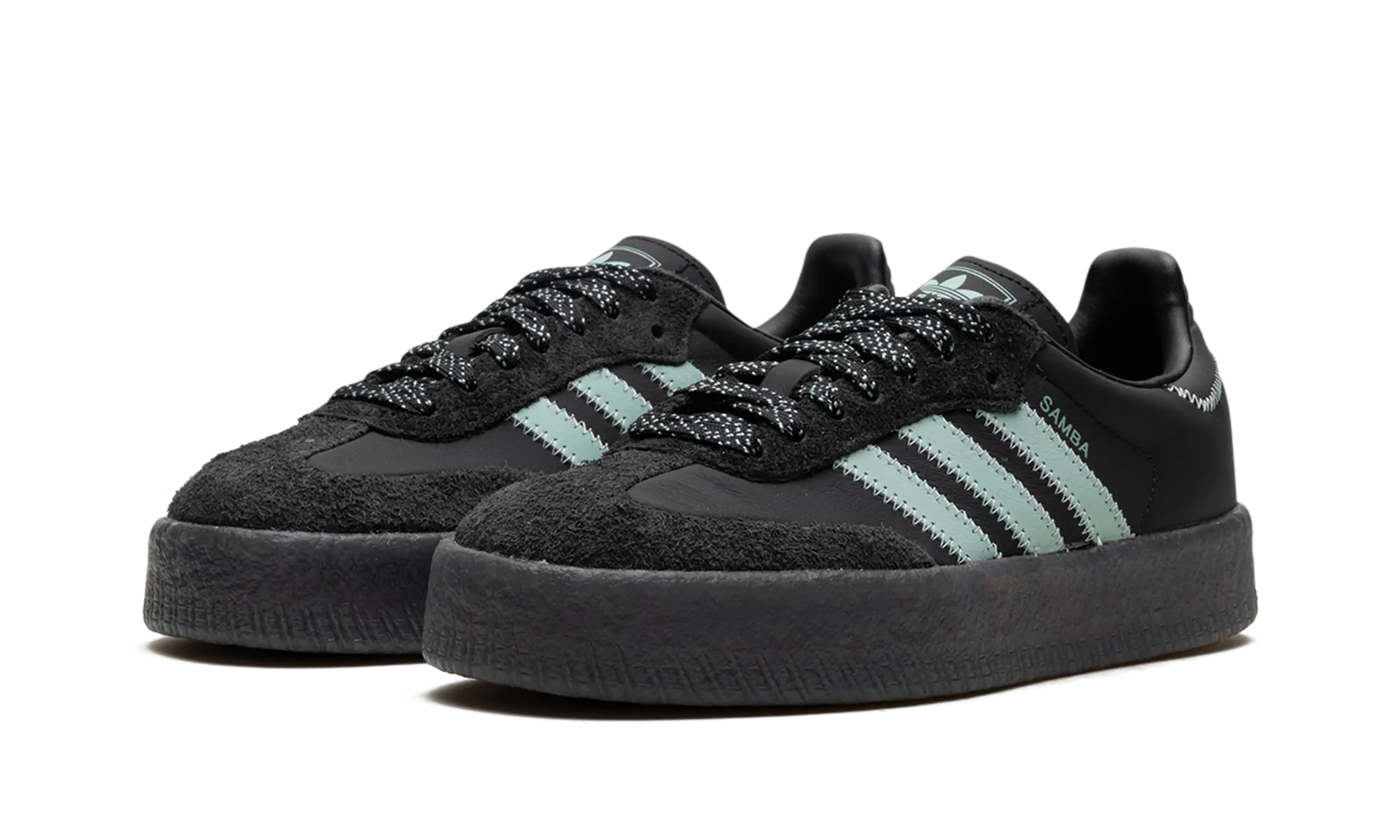 Smooth   surface Quick Walk Sambae WMNS "Core Black Haze Green"