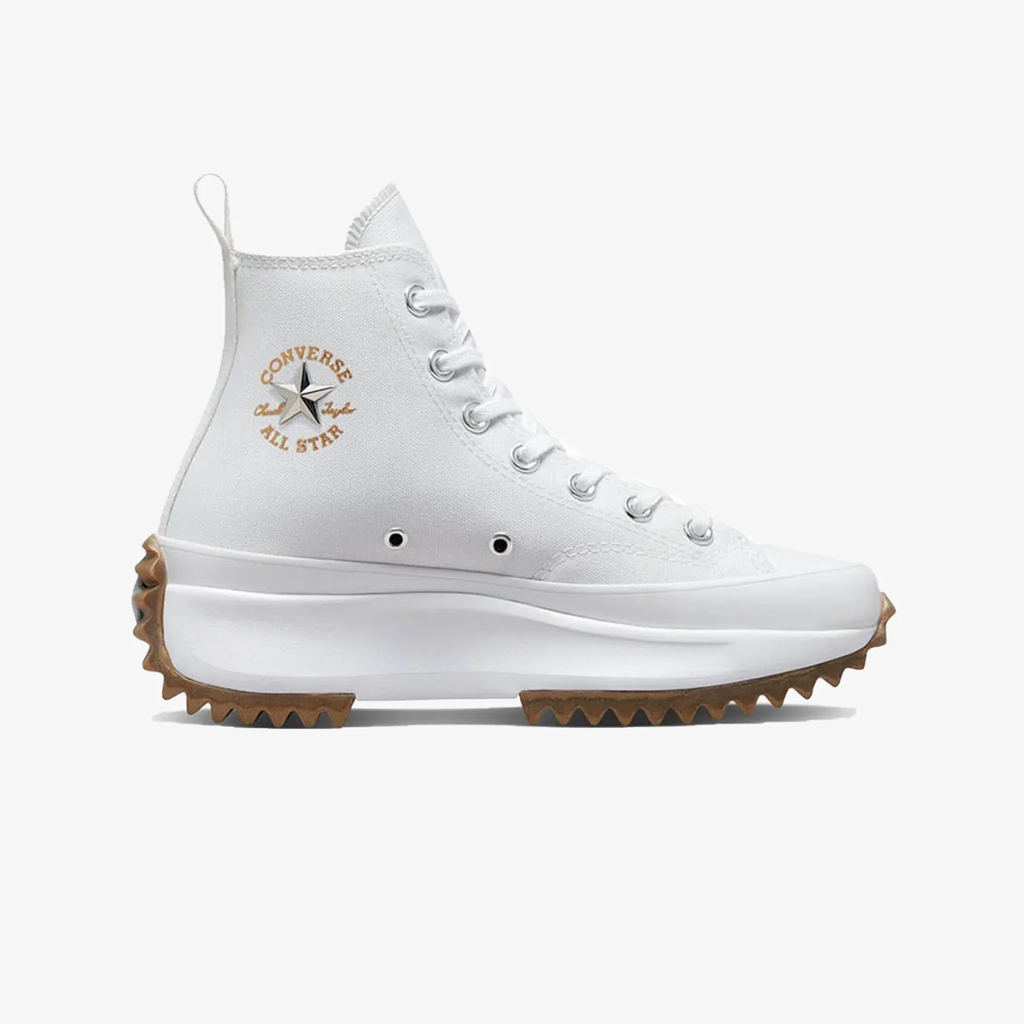 Converse | RUN STAR HIKE FUTURE METALS  { WHITE/SILVER/GRAVEL Flexible Soles Multi-functional durability