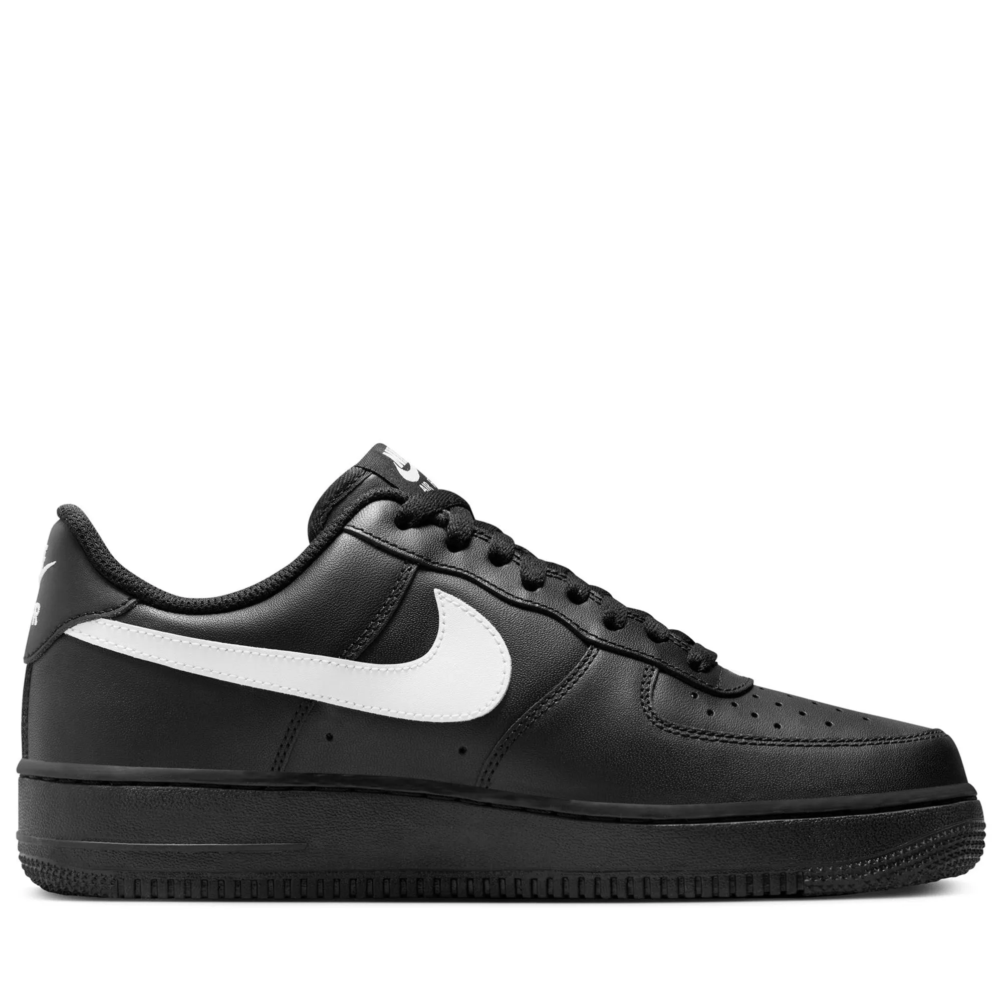 Nike Air Force 1 '07 - Black/White Customizable Fit Mechanism