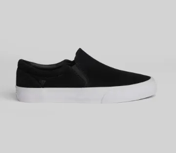 Warsaw Ltd Footwear Stranger Slip-On Black/ White Daylong Use Minimal Pressure