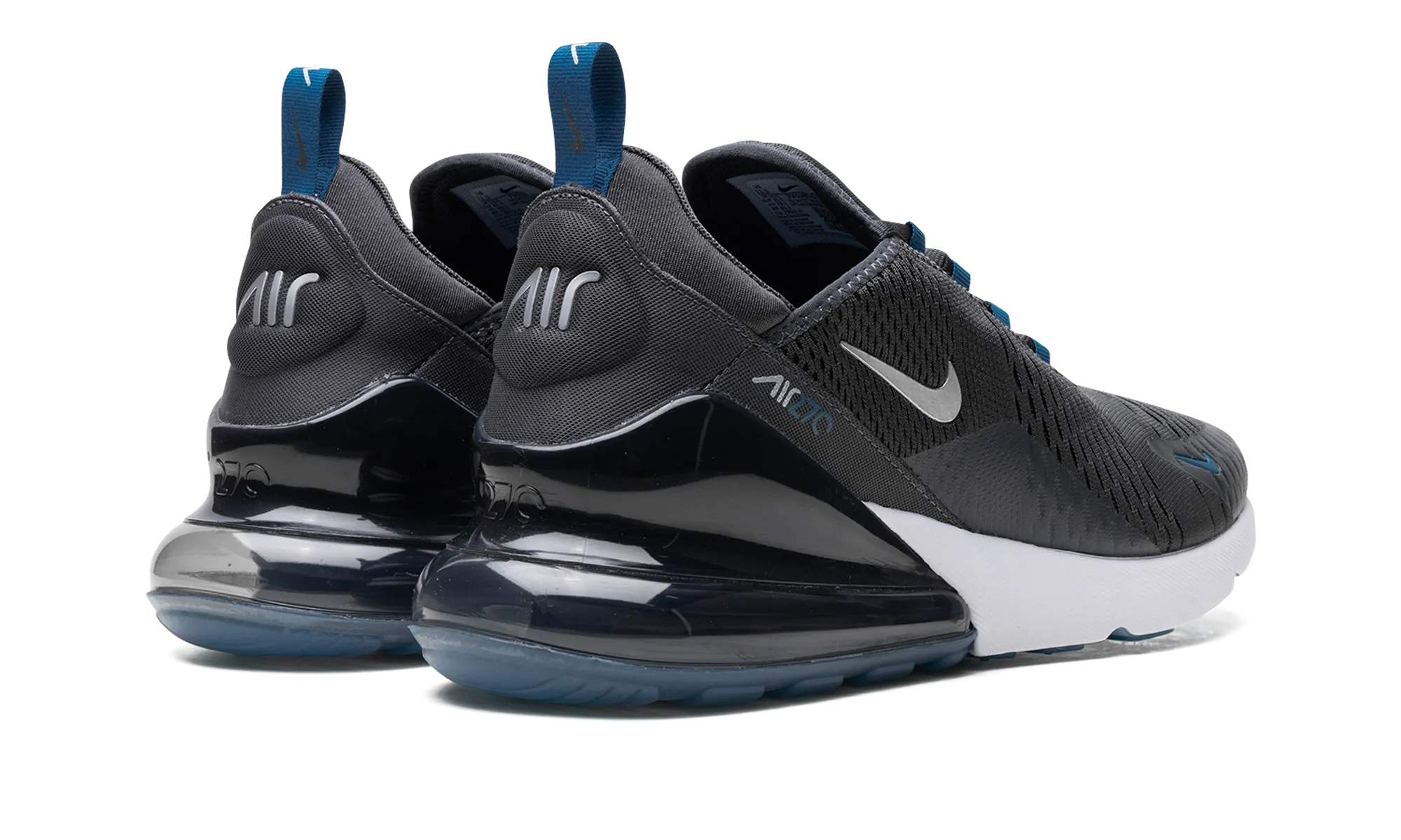 Air Max 270 "Anthracite Industrial Blue" running for endurance shoes TPU Outsole