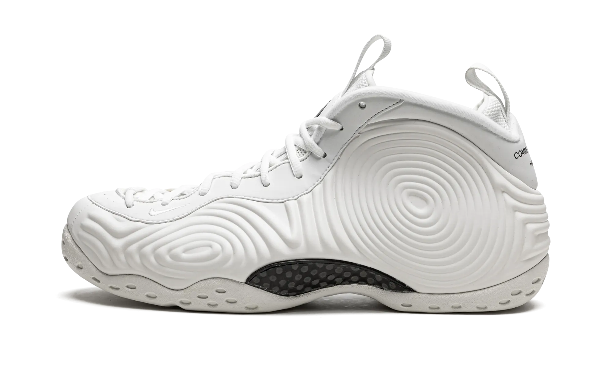 Air Foamposite One "Comme des Gar?ons - White" Aerodynamic Silhouette