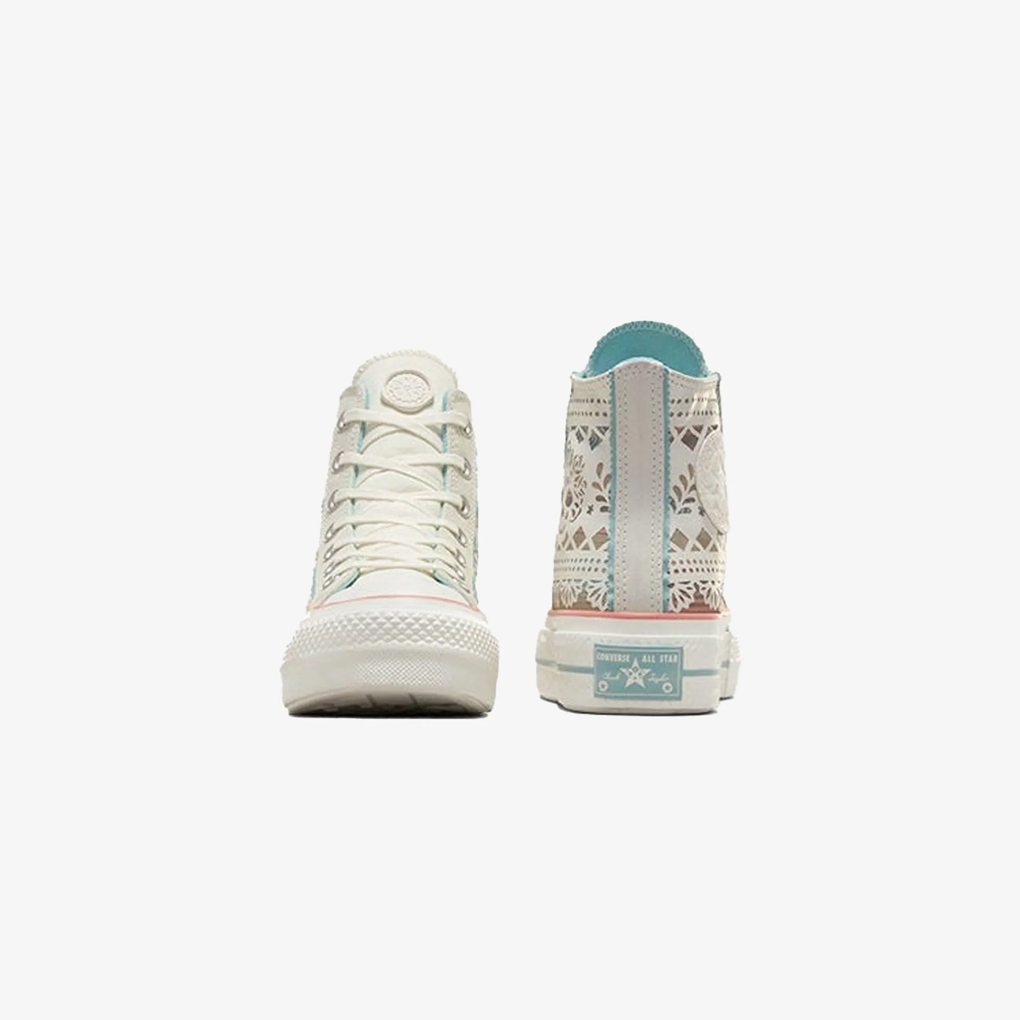 Converse | CHUCK TAYLOR ALL STAR LIFT DAY OF THE DEAD { BEIGE Clean Aesthetic Impact Zones