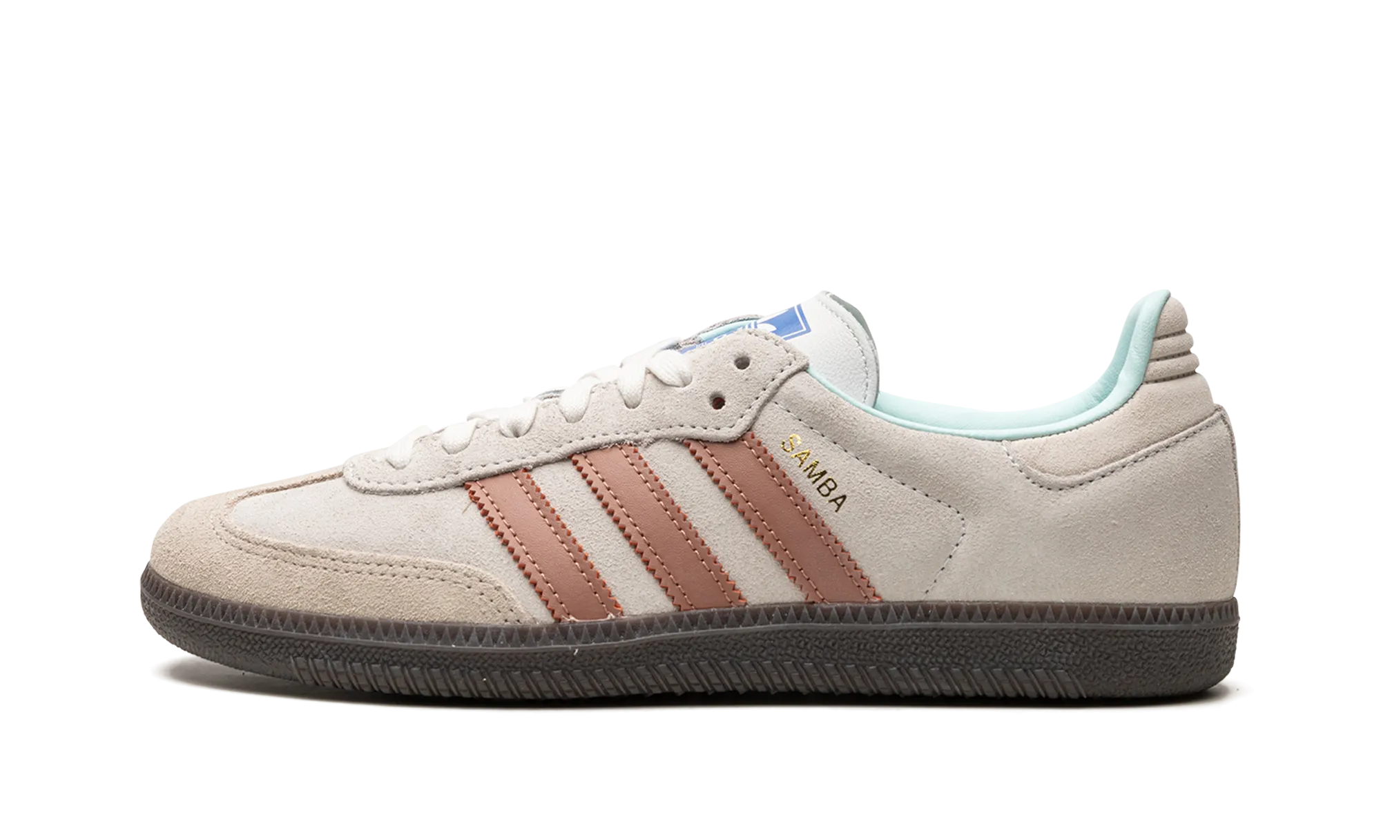 Samba OG "Crystal White / Clay" Grip Comfort Velcro Design