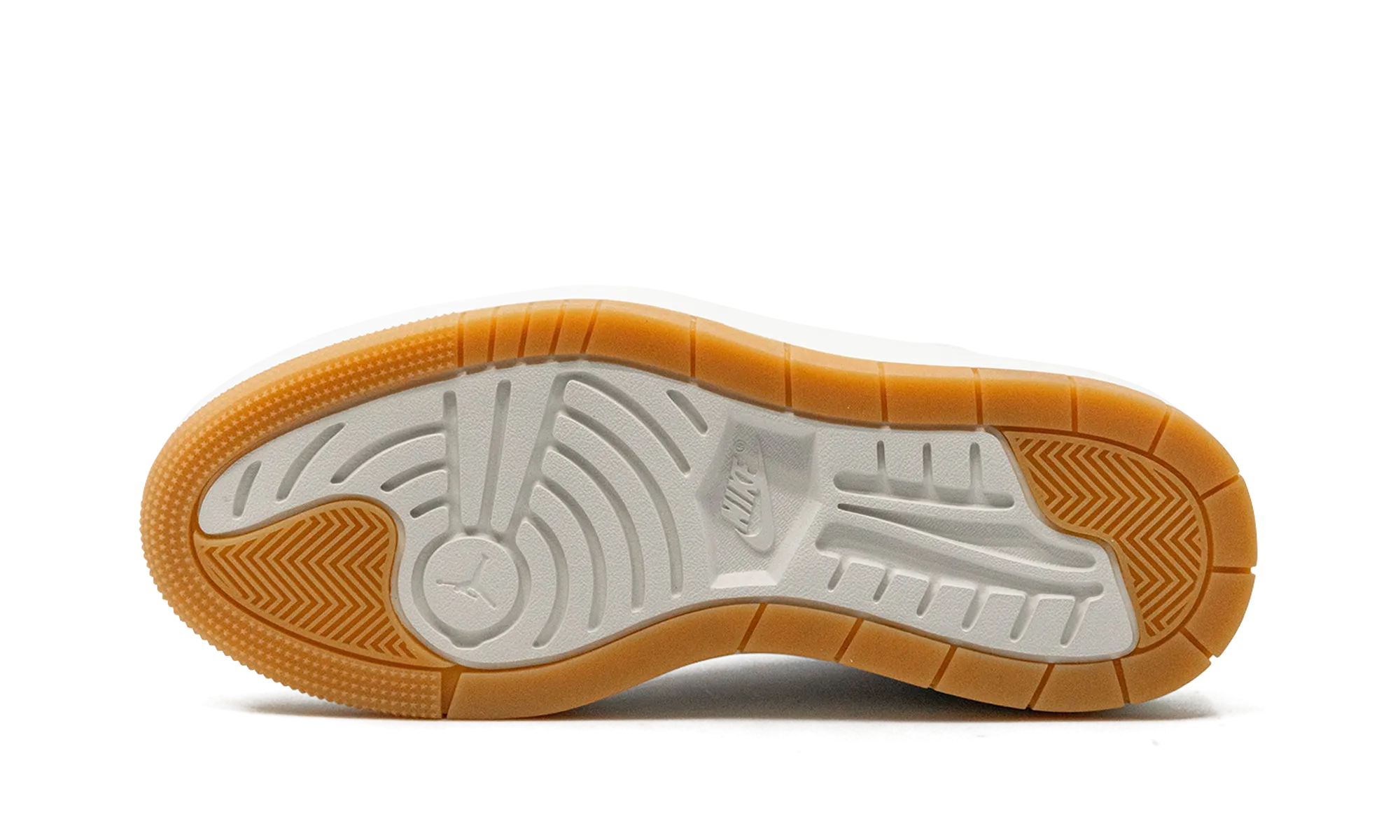 Clean Silhouette Responsive Foam Technology AIR JORDAN 1 ELEVATE HIGH SE WMNS "White/Gum"