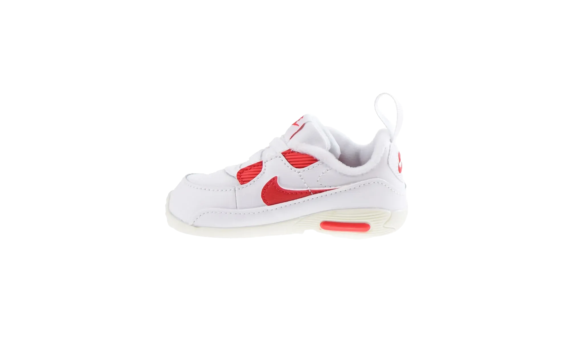 running in flat terrain shoes Air Max 90 Crib CB "White-Hyper Red"