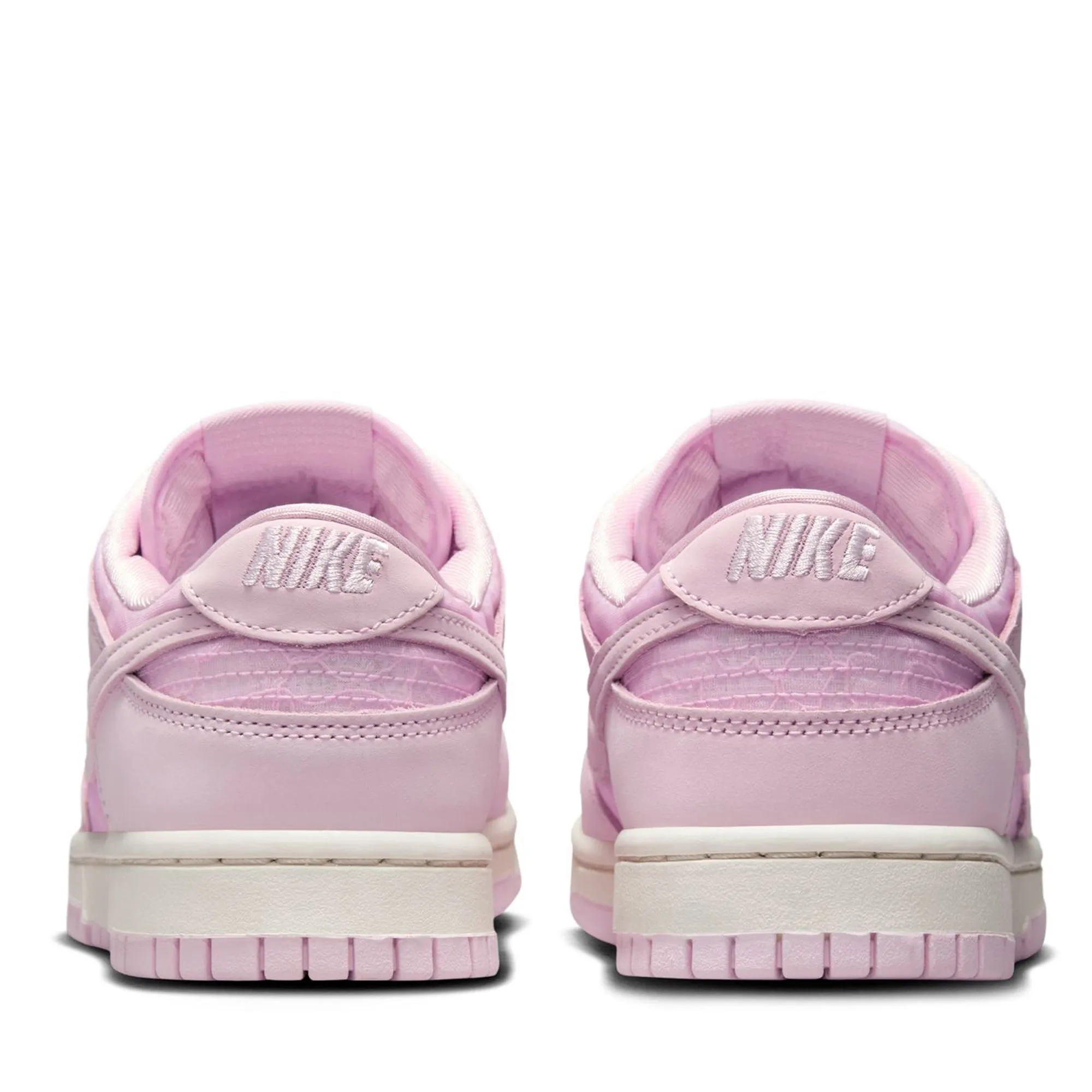 Slip Resistant Traction Rubberized Edges Women's Nike Dunk Low - Regal Pink/Pink Foam