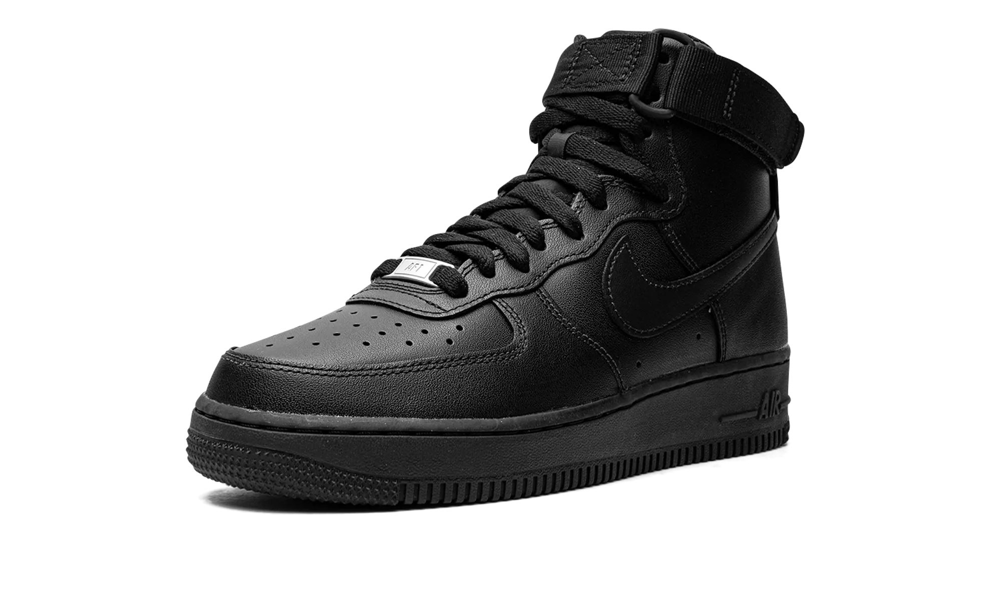 WMNS AIR FORCE 1 HI "Triple Black" Skateboard Ride Fit Easy To Clean