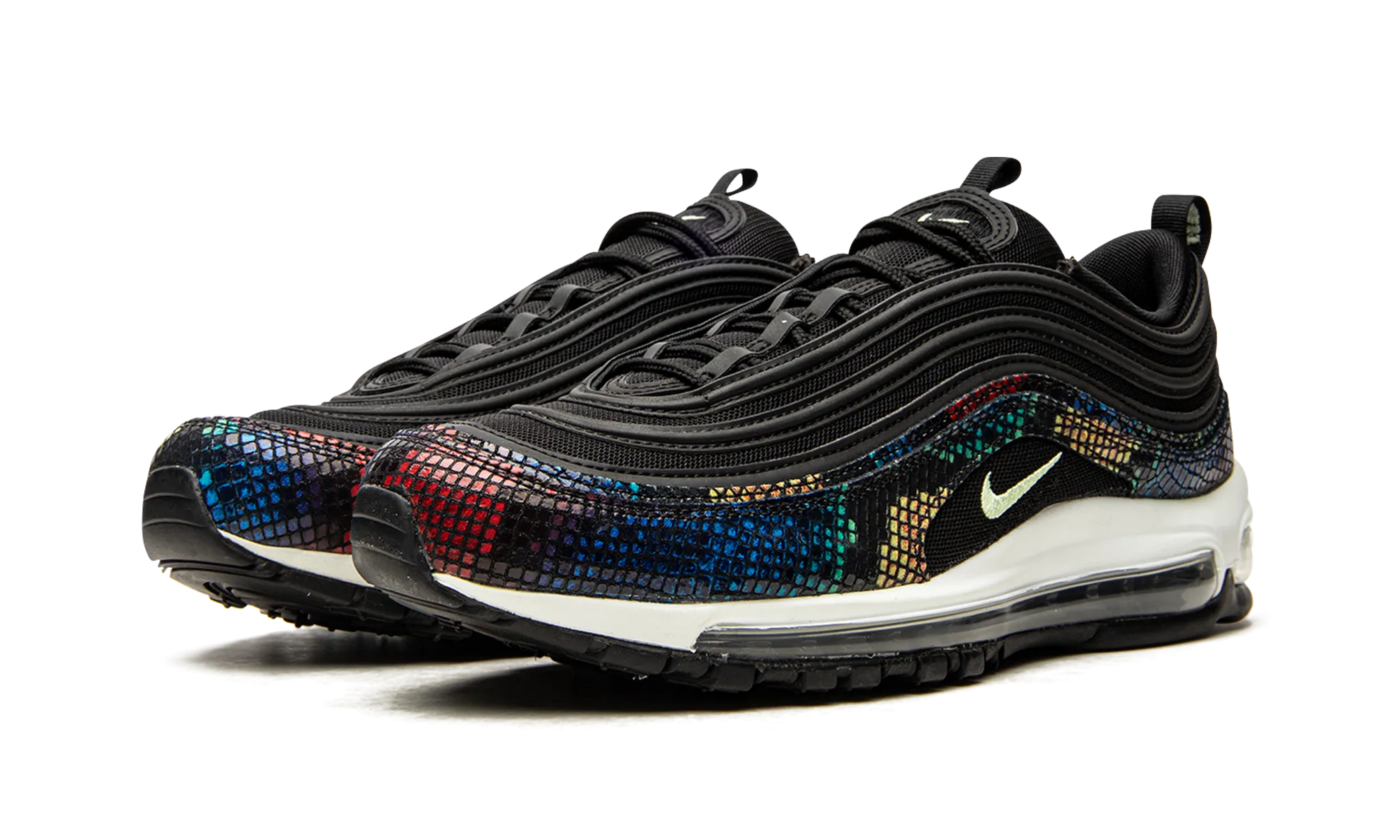 WMNS Air Max 97 SE "Rainbow Snake" Lace   Up neutral running shoes