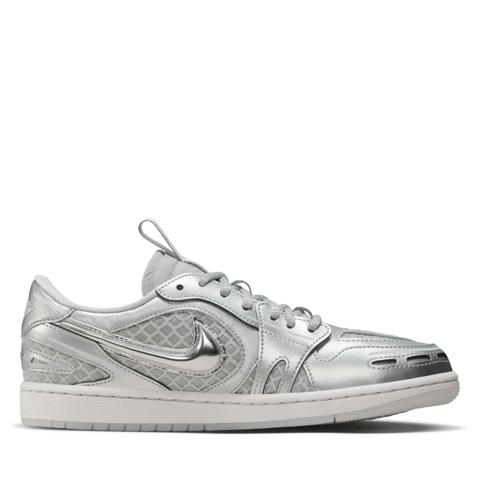Women's Air Jordan 1 Low Method of Make V3 - Neutral Grey/Metallic Silver Smooth Support