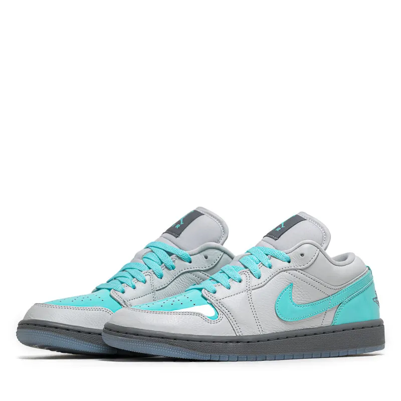 Women's Air Jordan 1 Low SE - Photon Dust/Aurora Green Airflow Optimization