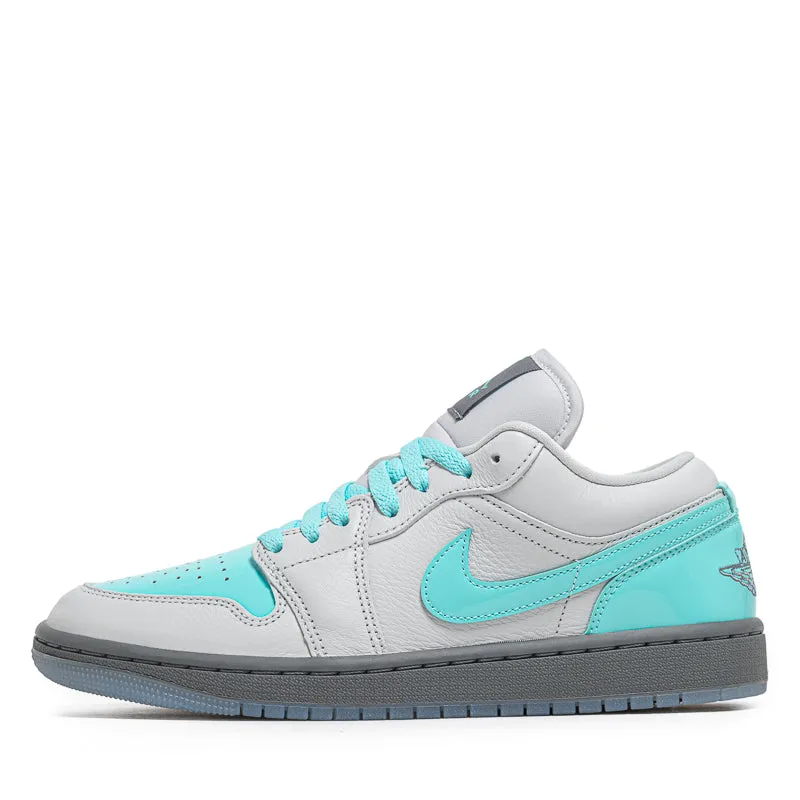 Women's Air Jordan 1 Low SE - Photon Dust/Aurora Green Pace Booster