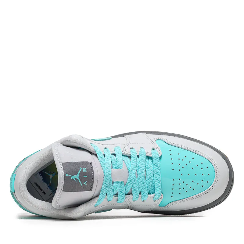 Simple Wear Women's Air Jordan 1 Low SE - Photon Dust/Aurora Green