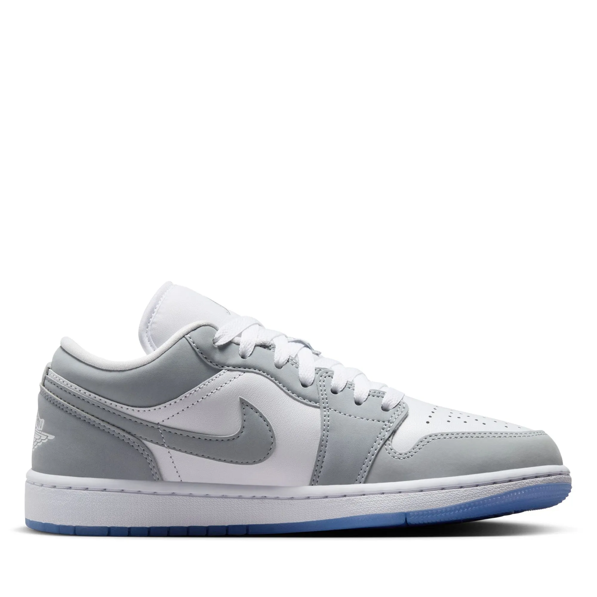 Fashion Rush Women's Air Jordan 1 Low - White/Wolf Grey